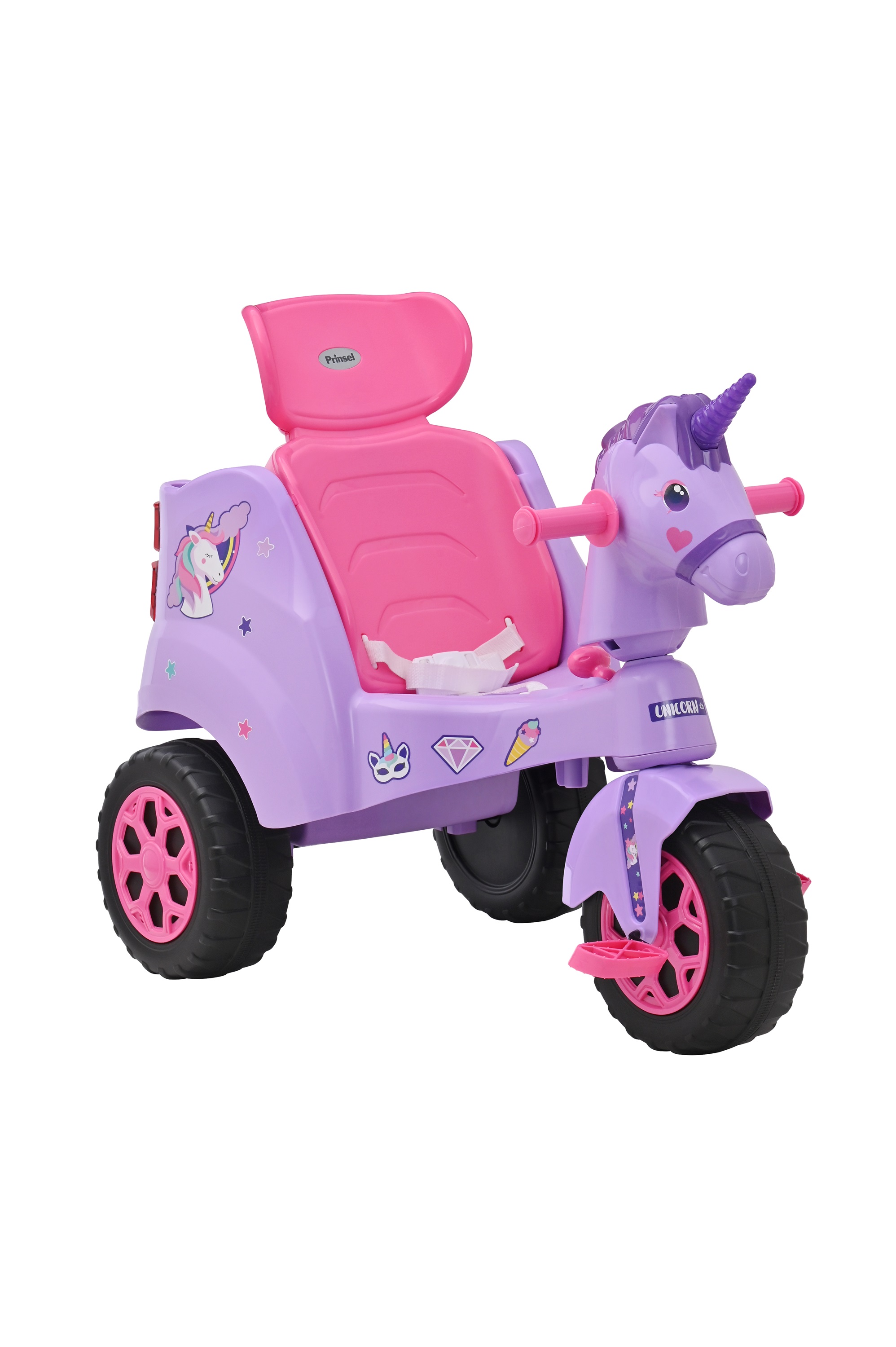 Foto 7 | Triciclo Push Car Prinsel Super Trike Unicornio 2 en 1