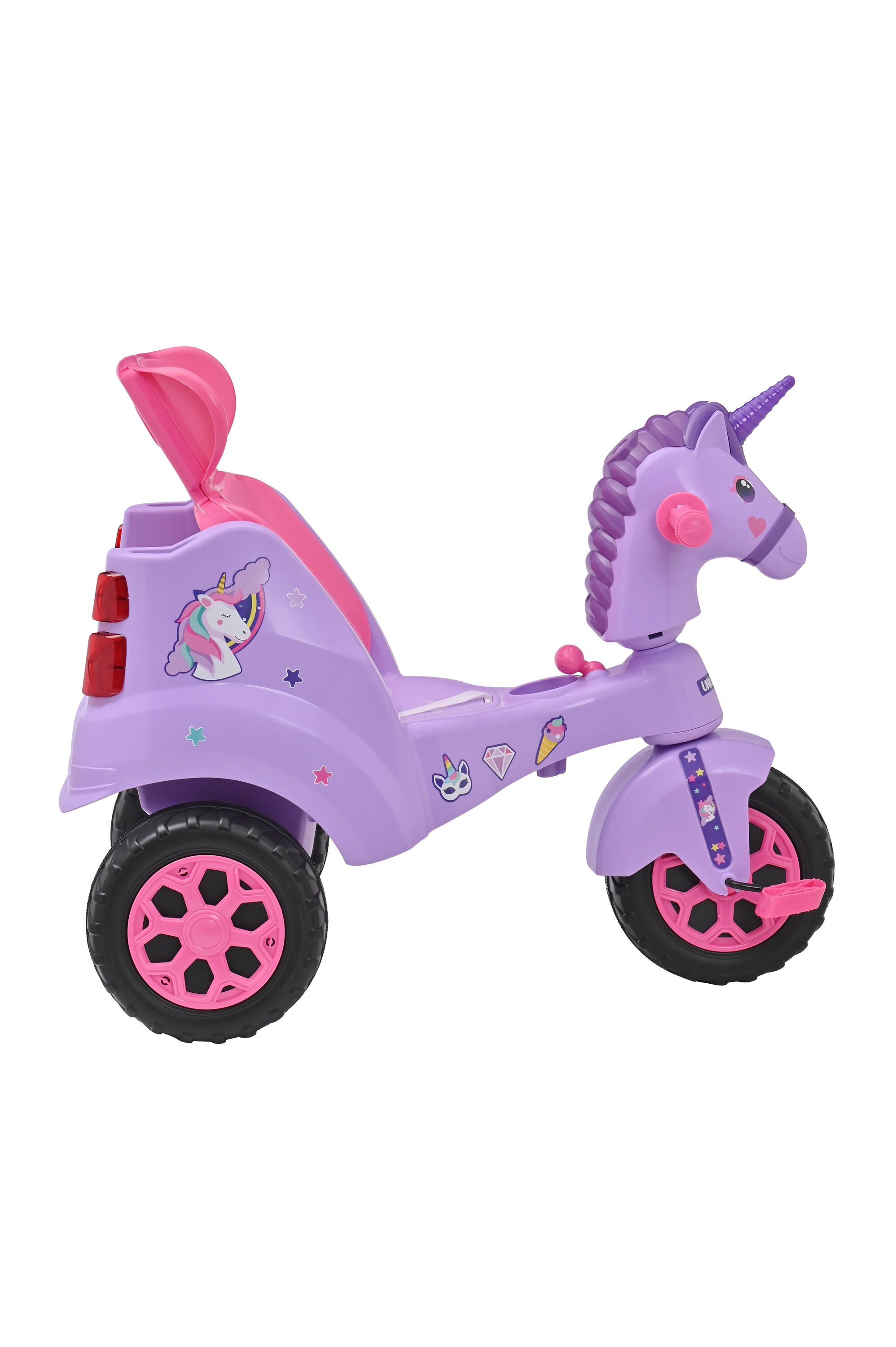 Foto 9 pulgar | Triciclo Push Car Prinsel Super Trike Unicornio 2 en 1