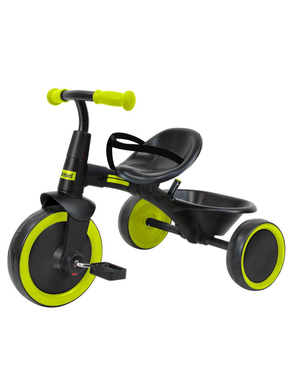 Foto 3 pulgar | Triciclo Infantil Para Niños Prinsel City Barra Desmontable Verde