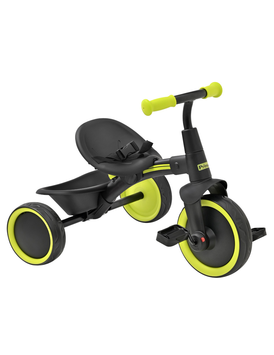 Foto 7 pulgar | Triciclo Infantil Para Niños Prinsel City Barra Desmontable Verde