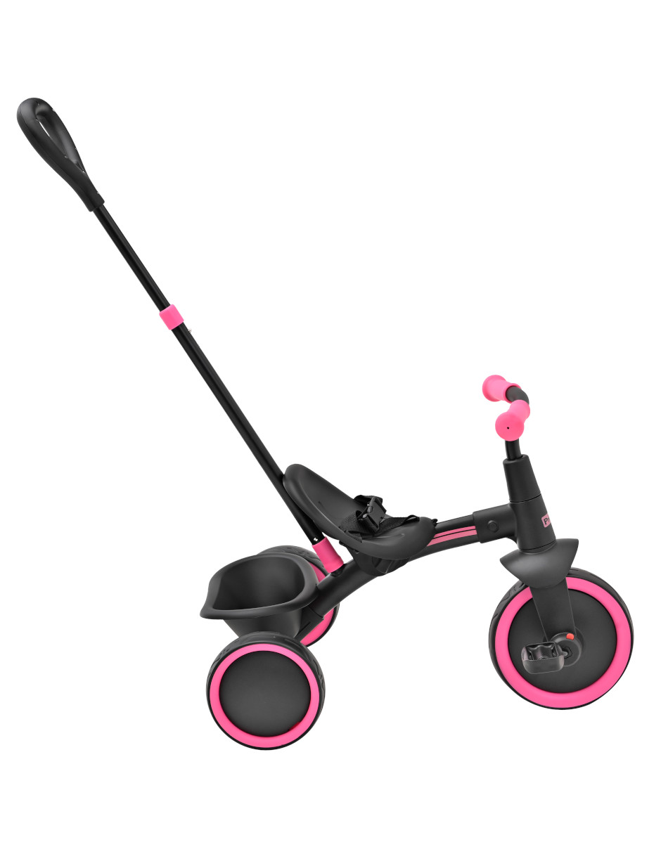 Foto 3 pulgar | Triciclo Infantil Para Niños Prinsel City Barra Desmontable Rosa