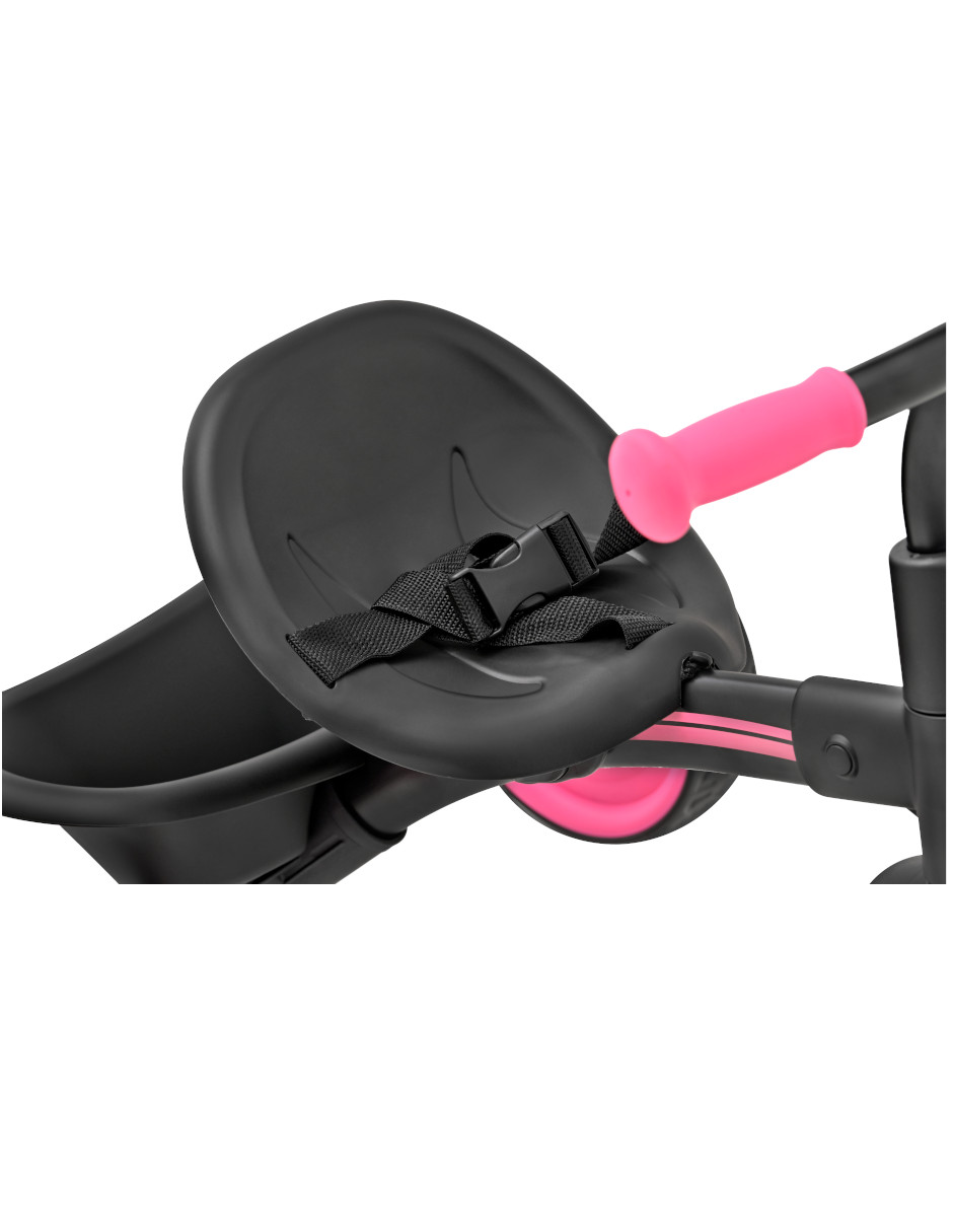 Foto 5 pulgar | Triciclo Infantil Para Niños Prinsel City Barra Desmontable Rosa