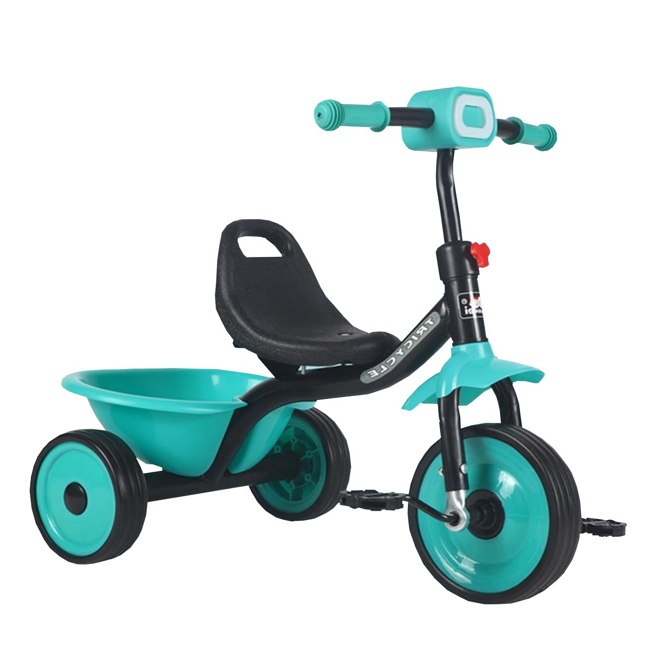 Foto 1 | Triciclo Generico 358 Color Negro Para Niños C/ Canasto Y Luz