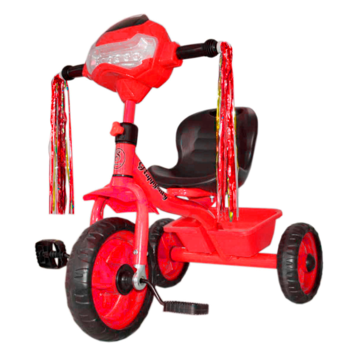 Foto 2 | Triciclo Generico Ly-10 Color Rojo Para Niños C/ Canasto Y Faro Musical
