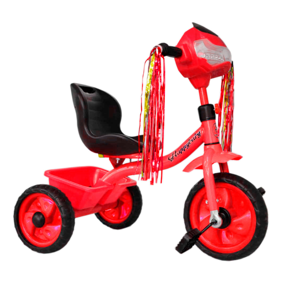 Foto 4 | Triciclo Generico Ly-10 Color Rojo Para Niños C/ Canasto Y Faro Musical