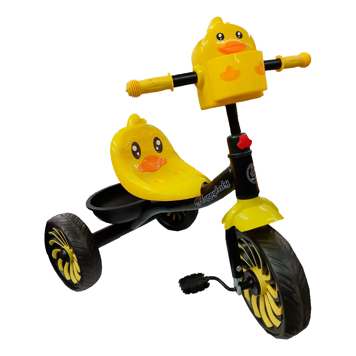Triciclo 680a Amarillo Pollito con Canasto