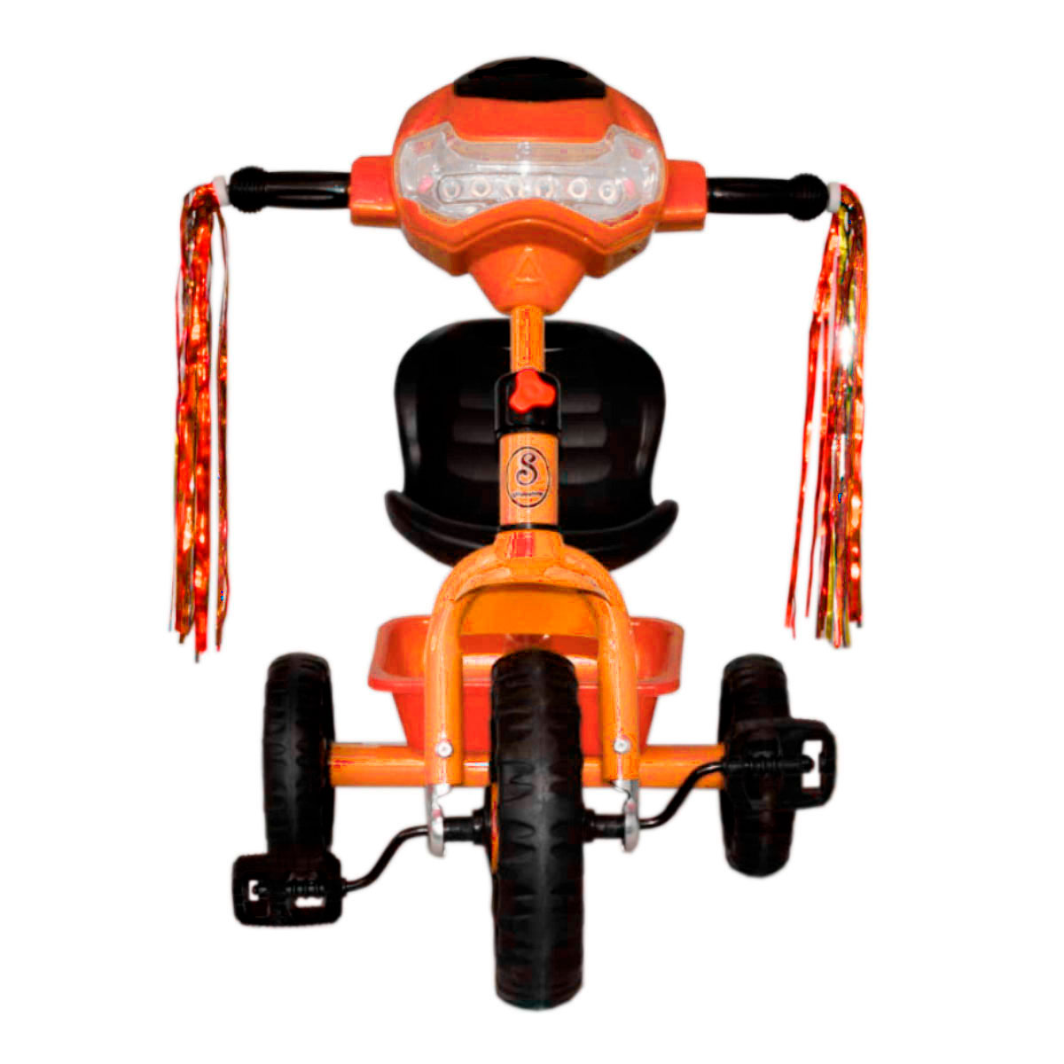 Foto 1 | Triciclo Generico Ly-10 Color Naranja Para Niños C/ Canasto Y Faro Musical