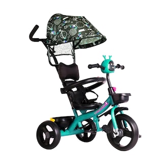 Foto 1 | Triciclo K520 Verde Marciano con Canasto y Barra de Empuje