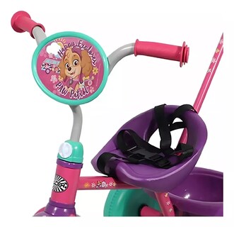 Foto 2 | Triciclo Infantil Para Niños Paw Patrol Toy Mark Color Rosa Con Canasto Y Barra De Empuje