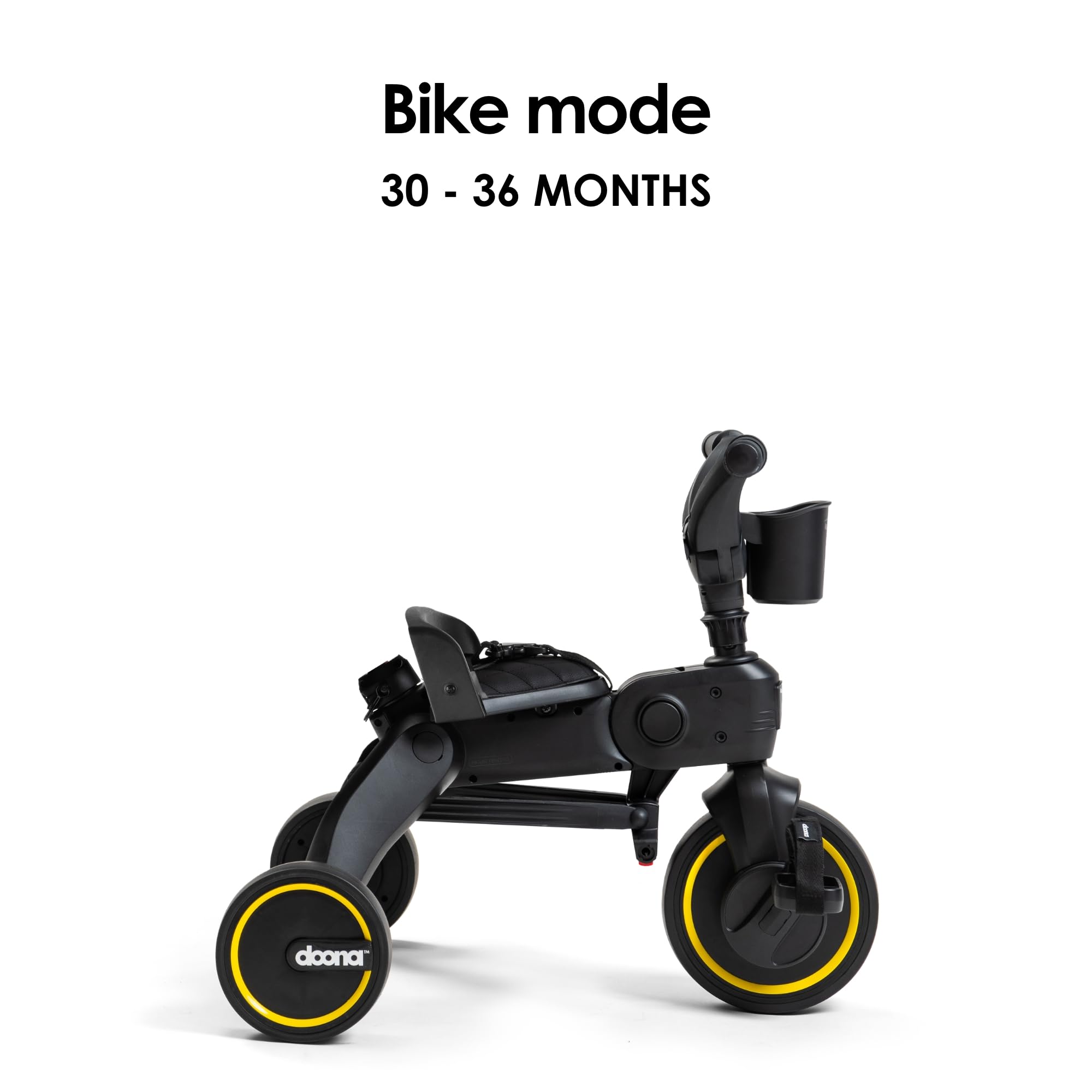 Foto 6 pulgar | Triciclo Doona Liki Trike Midnight Edition 5 En 1 De 10 A 36 Meses - Venta Internacional.