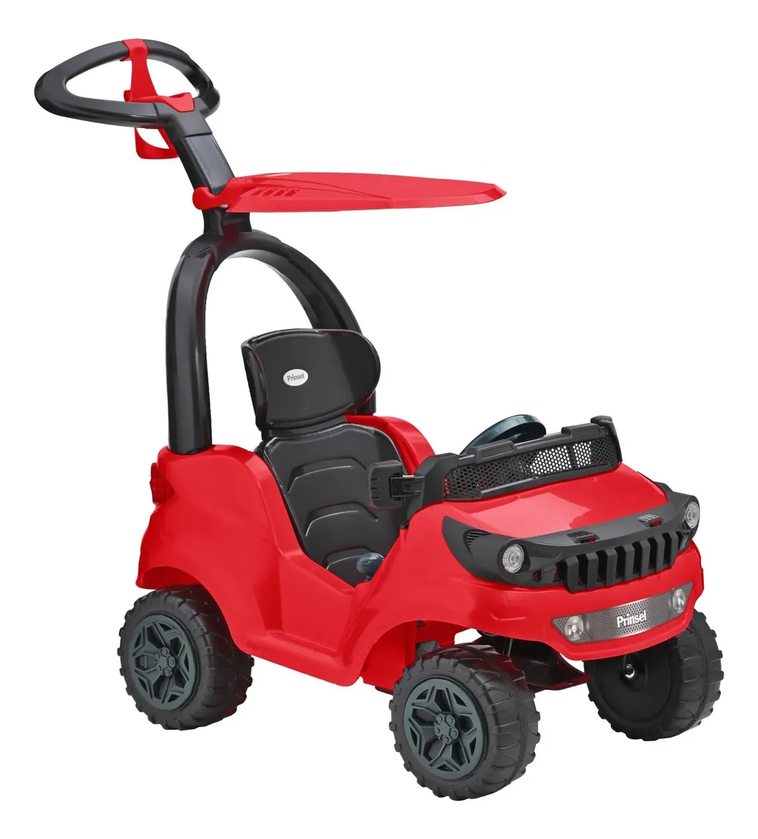 Foto 2 pulgar | Montable De Niños Prinsel Push Car Adventure Max Llantas 360 Rojo