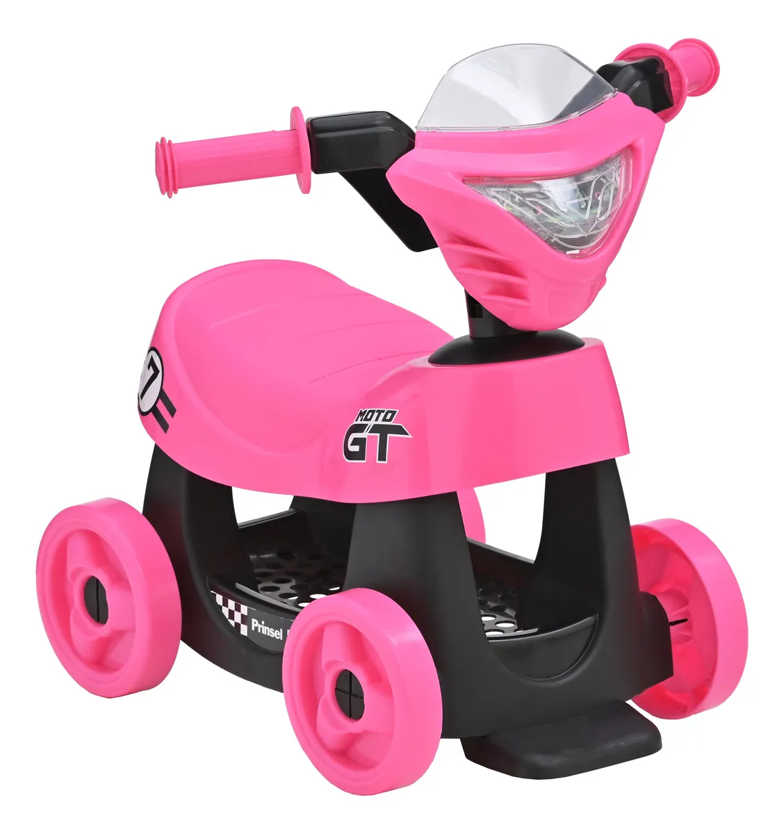 Foto 2 pulgar | Moto Montable Para Niños Prinsel Gt Cesta De Almacenamiento Rosa