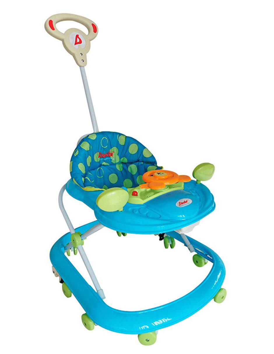 Andaderas para Bebés D bebé color Azul con Bastón Play Musical