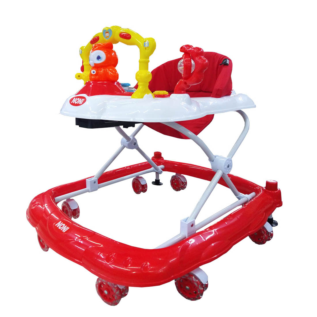 Andadera para bebe Angelin Buho Rojo