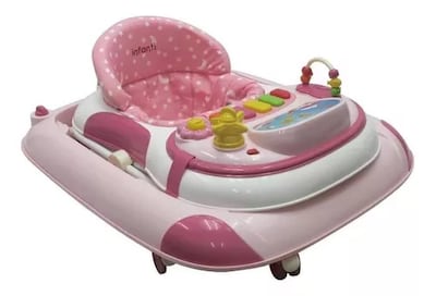 Foto 6 | Andadera Electrónica Infantil 232AHW101APIK Plegable Rosa