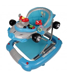 Foto 1 | Andadera Mecedora para Bebe color Azul con Tablero Musical