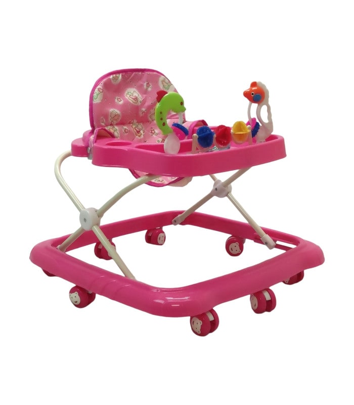 Andadera  para Bebé TEK-816-ROSA color Rosa con Sonajas y Musical $1,015