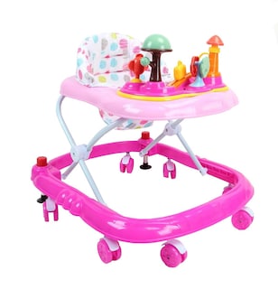 Foto 1 | Andadera Angelin Baby Noni Honguito Musical Rosa con Tablero Desmontable