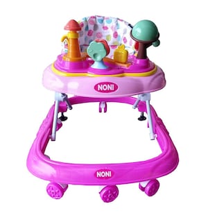 Foto 2 | Andadera Angelin Baby Noni Honguito Musical Rosa con Tablero Desmontable