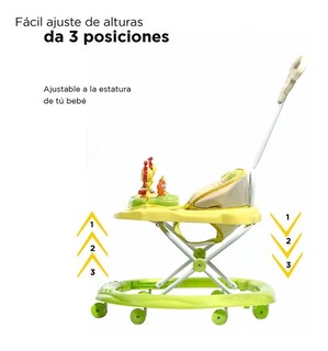 Foto 4 | Andadera D Bebé Sun Musical con Bastón Verde