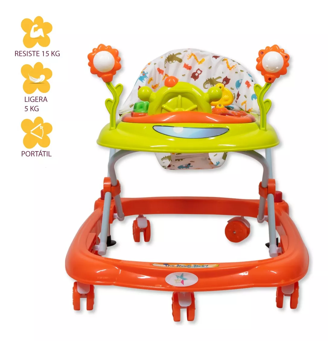 Foto 4 | Andadera para Bebé Interactiva Starkids W-103 Musical Naranja