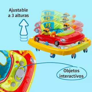 Foto 3 | Andadera Mecedora para Bebé Aeiou Musical 2 en 1