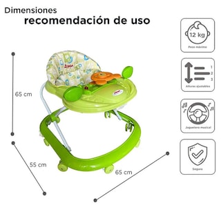 Foto 4 | Andadera Para Bebé D'bebé Piccola Verde