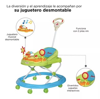 Foto 3 | Andadera D'Bebé Sun Multicolor Musical con Bastón