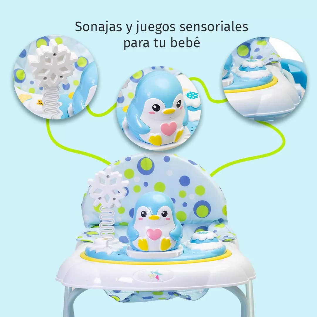 Foto 3 pulgar | Andadera Para Bebé Starkids N5218 Con Llantas 360°