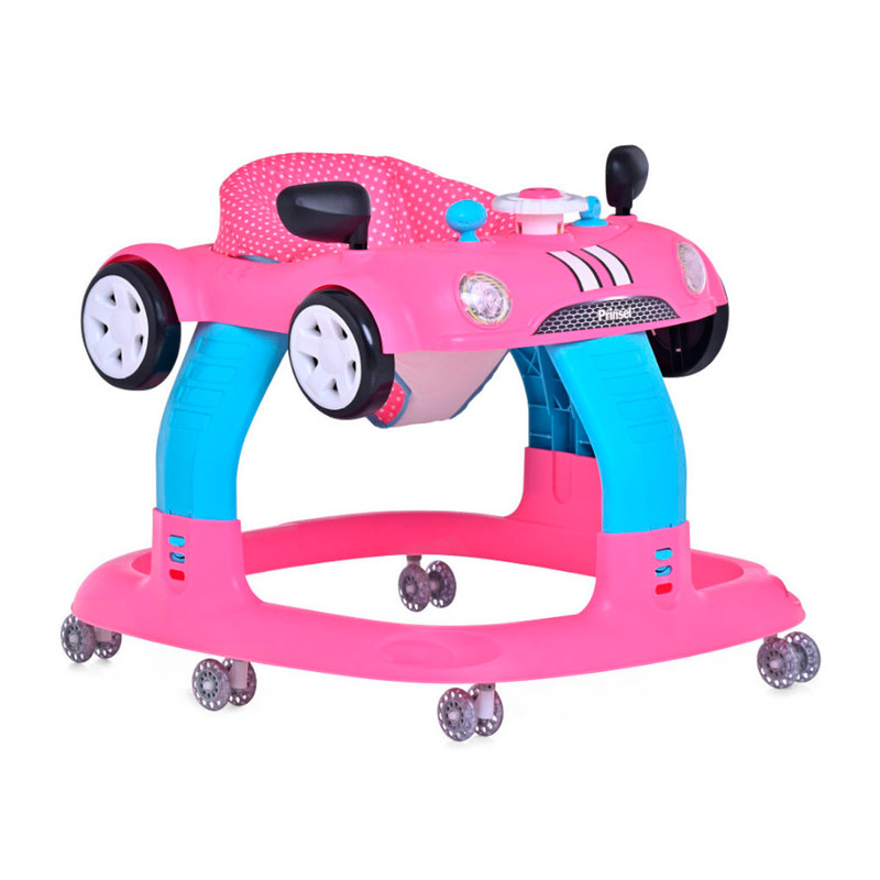 Andadera Prinsel 7119 color Rosa Auto Girl