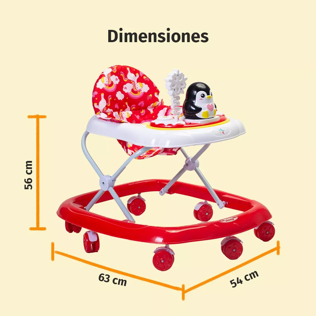 Foto 5 | Andadera Para Bebé Starkids N5218 Con Llantas 360°