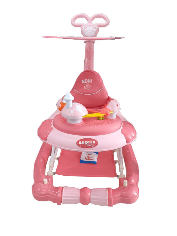 Foto 1 | Andadera Mecedora Angelin Baby 3 en 1 121j Rosa