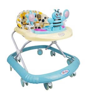 Foto 1 | Andadera Para Bebe Plegable,musical, Andador 8 Llantas De Gel Abeja - Azul