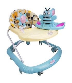 Foto 5 | Andadera Para Bebe Plegable,musical, Andador 8 Llantas De Gel Abeja - Azul