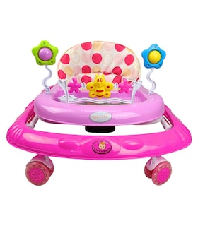 Foto 8 | Andadera Para Bebe Plegable,musical, Andador 8 Llantas De Gel Mariposa - Rosa