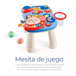 Foto 4 | Andadera para Bebé Belug 2 en 1 Musical Multicolor Portátil