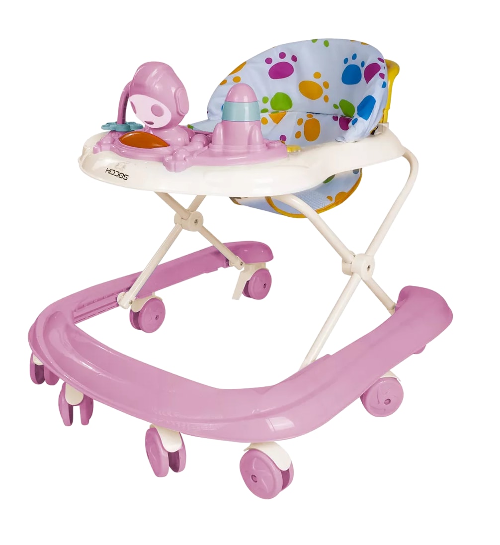 Andadera Musical Plegable Para Bebe Juguete Educativo Interactiva Rosa $1,661