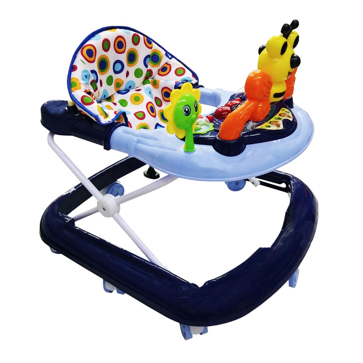 Andadera Babytek Abeja Sin Toldo Azul/cielo