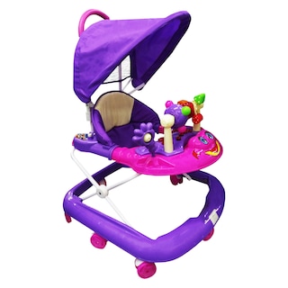 Foto 1 | Andadera Babytek Ranita Con Toldo Rosa/morado