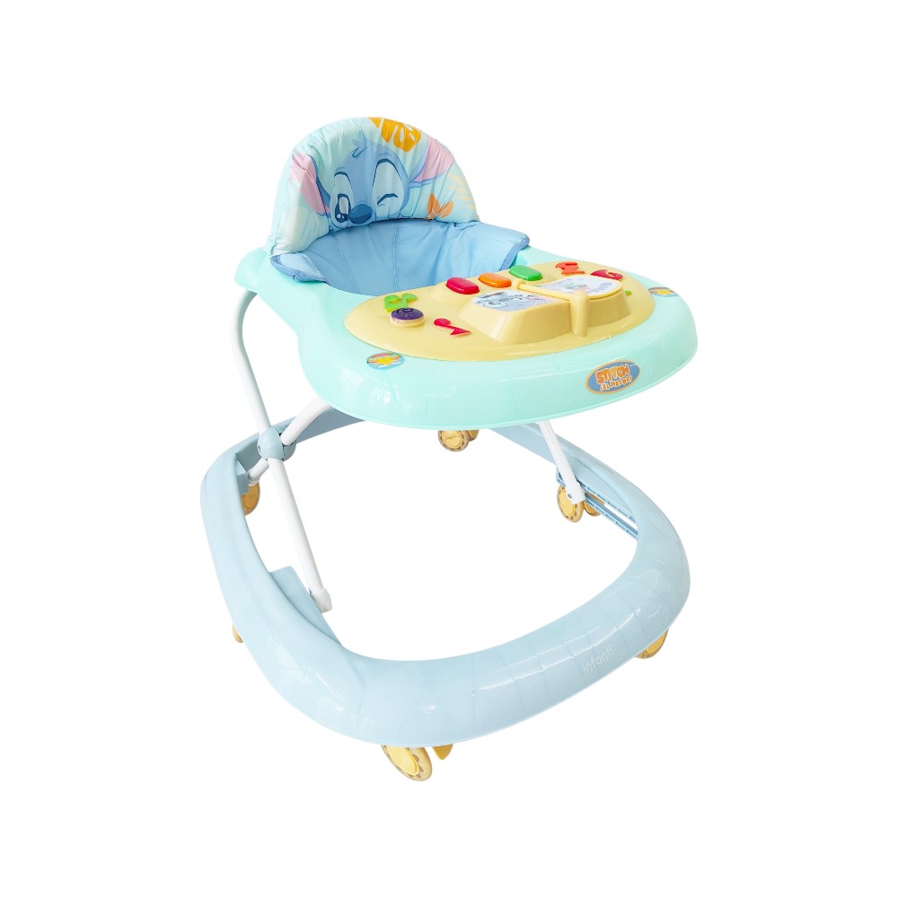 Foto 2 pulgar | Andadera Stitch Disney Baby Musical Azul
