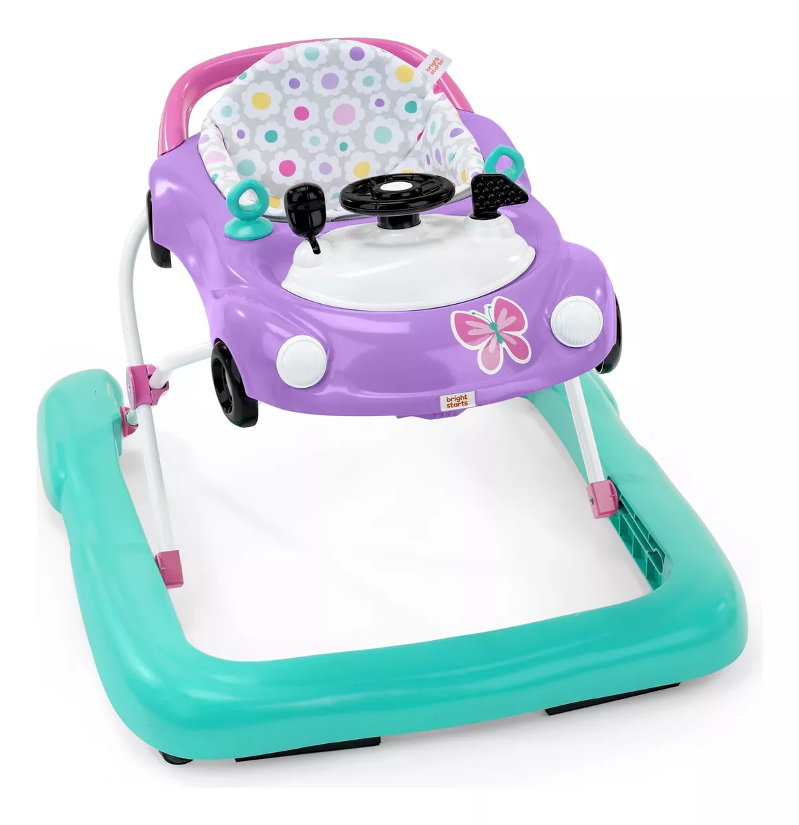 Andadera Bright Starts Little Speedster 3 En 1 Portátil Rosa