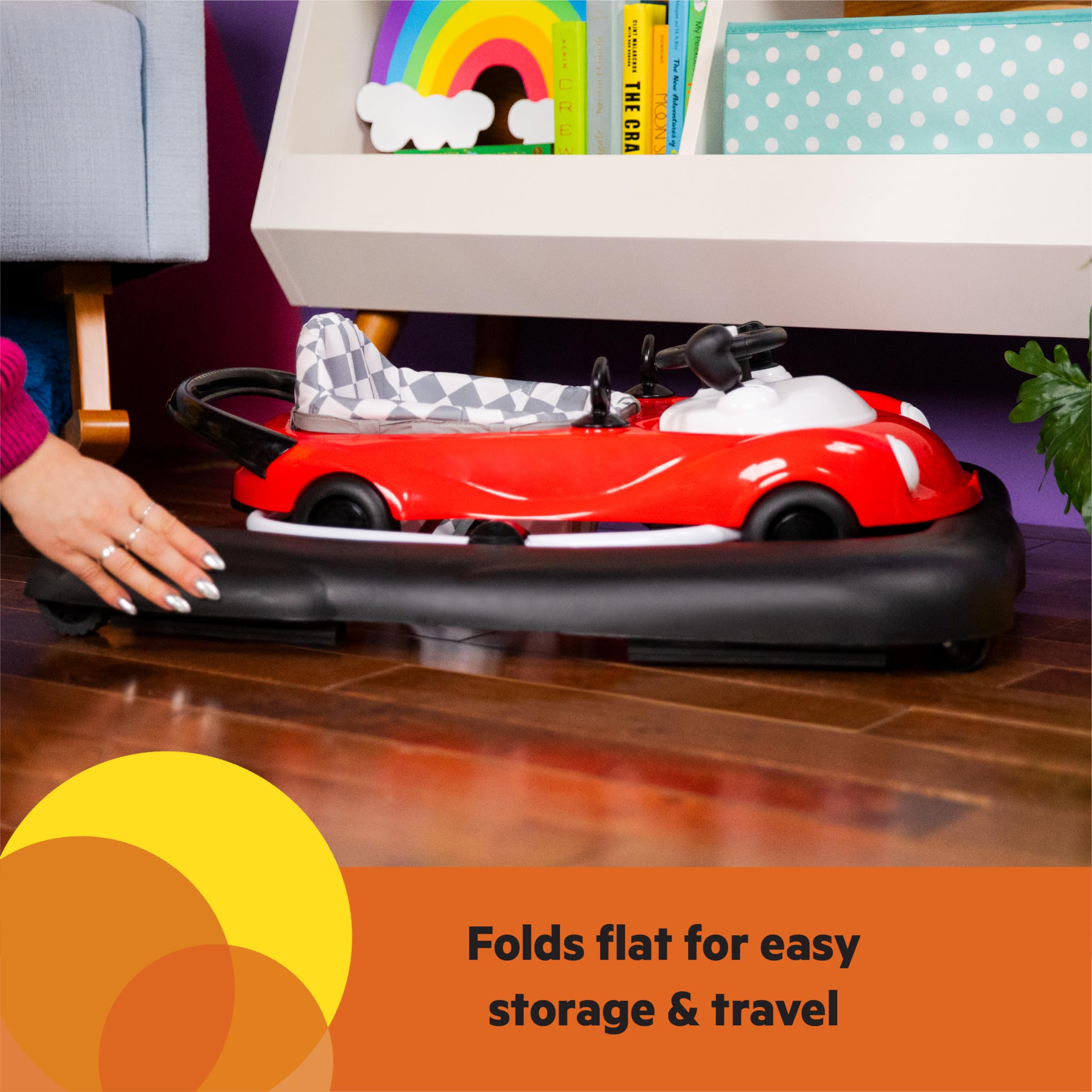 Foto 6 pulgar | Auto 3 En 1 Walker Bright Starts Little Speedster Red Racer - Venta Internacional.