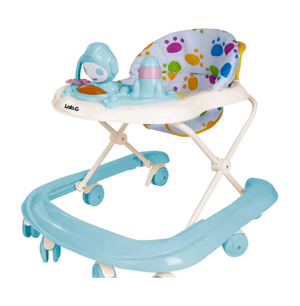 Foto 1 | Andadera Musical Plegable Para Bebe Juguete Educativo Interactiva Azul