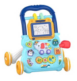 Foto 1 | Andadera De Bebe 3 En 1, Juguete Tablero De Dibujo Para Niños Color Azul