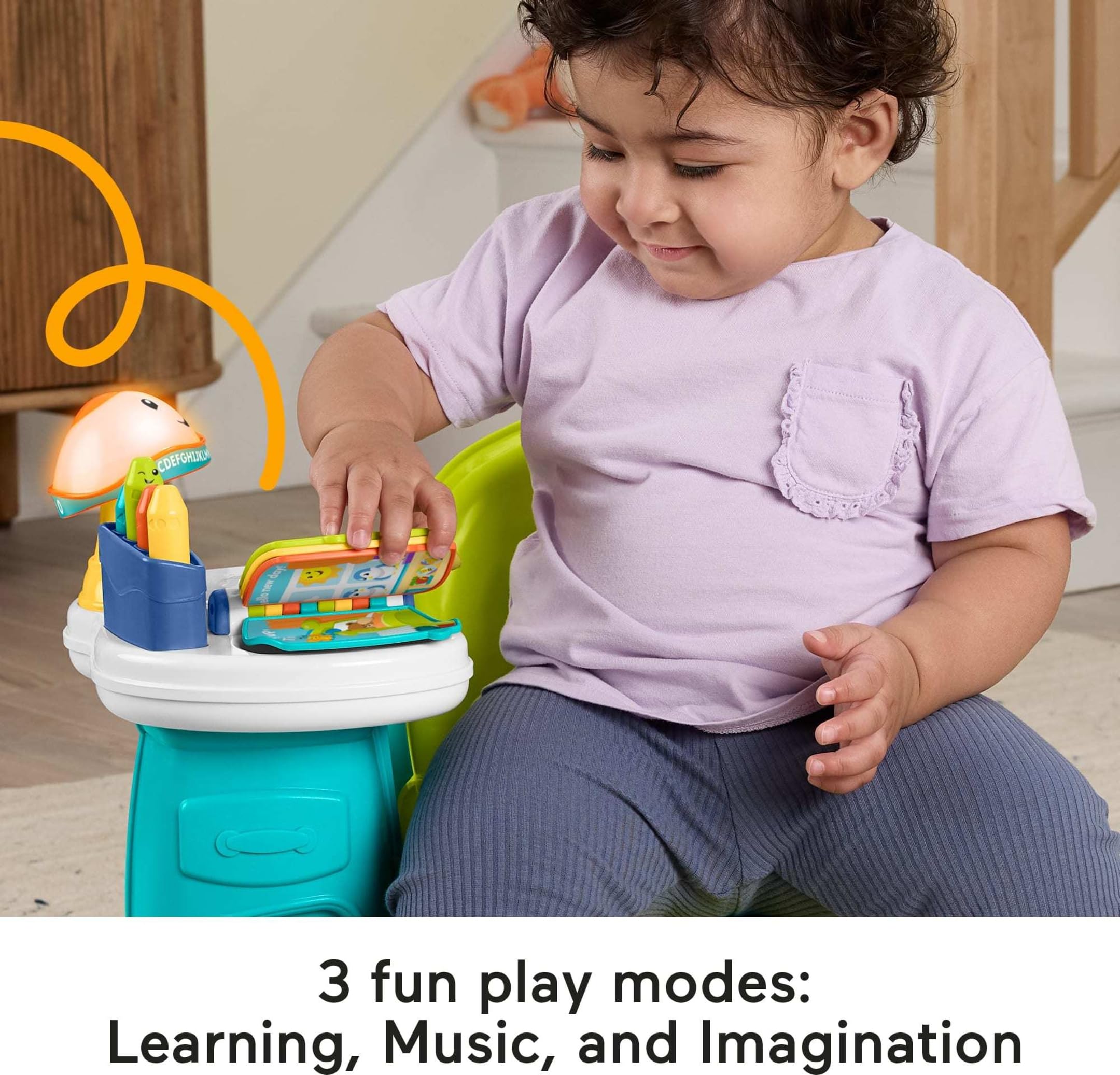 Foto 4 pulgar | Silla De Juguete Fisher-price Laugh & Learn Song & Story Para Niños Pequeños - Venta Internacional.