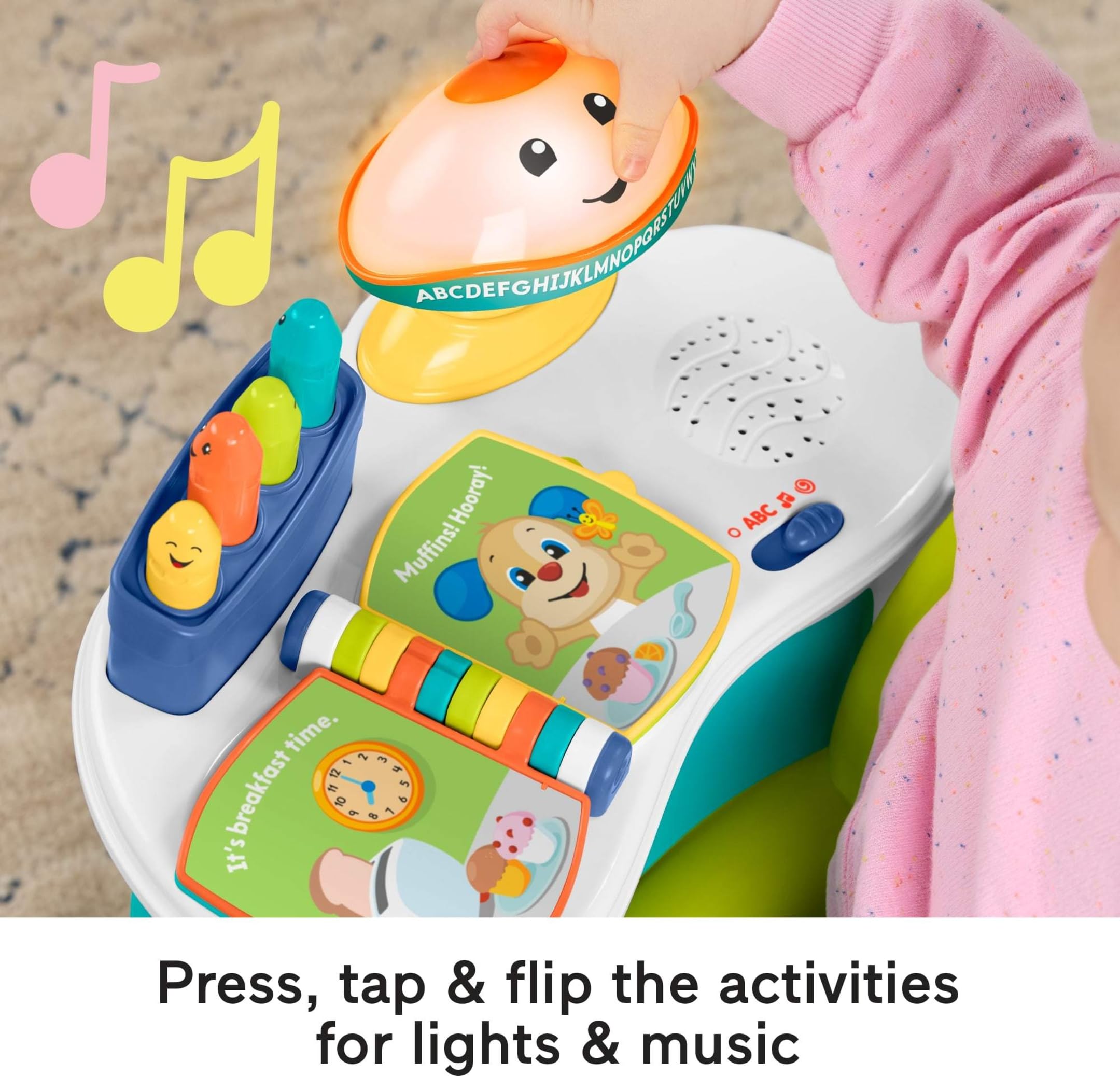 Foto 5 pulgar | Silla De Juguete Fisher-price Laugh & Learn Song & Story Para Niños Pequeños - Venta Internacional.