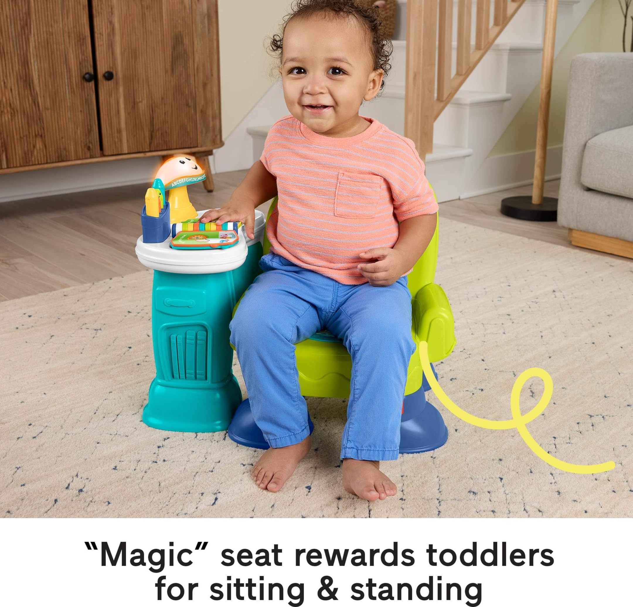 Foto 6 pulgar | Silla De Juguete Fisher-price Laugh & Learn Song & Story Para Niños Pequeños - Venta Internacional.