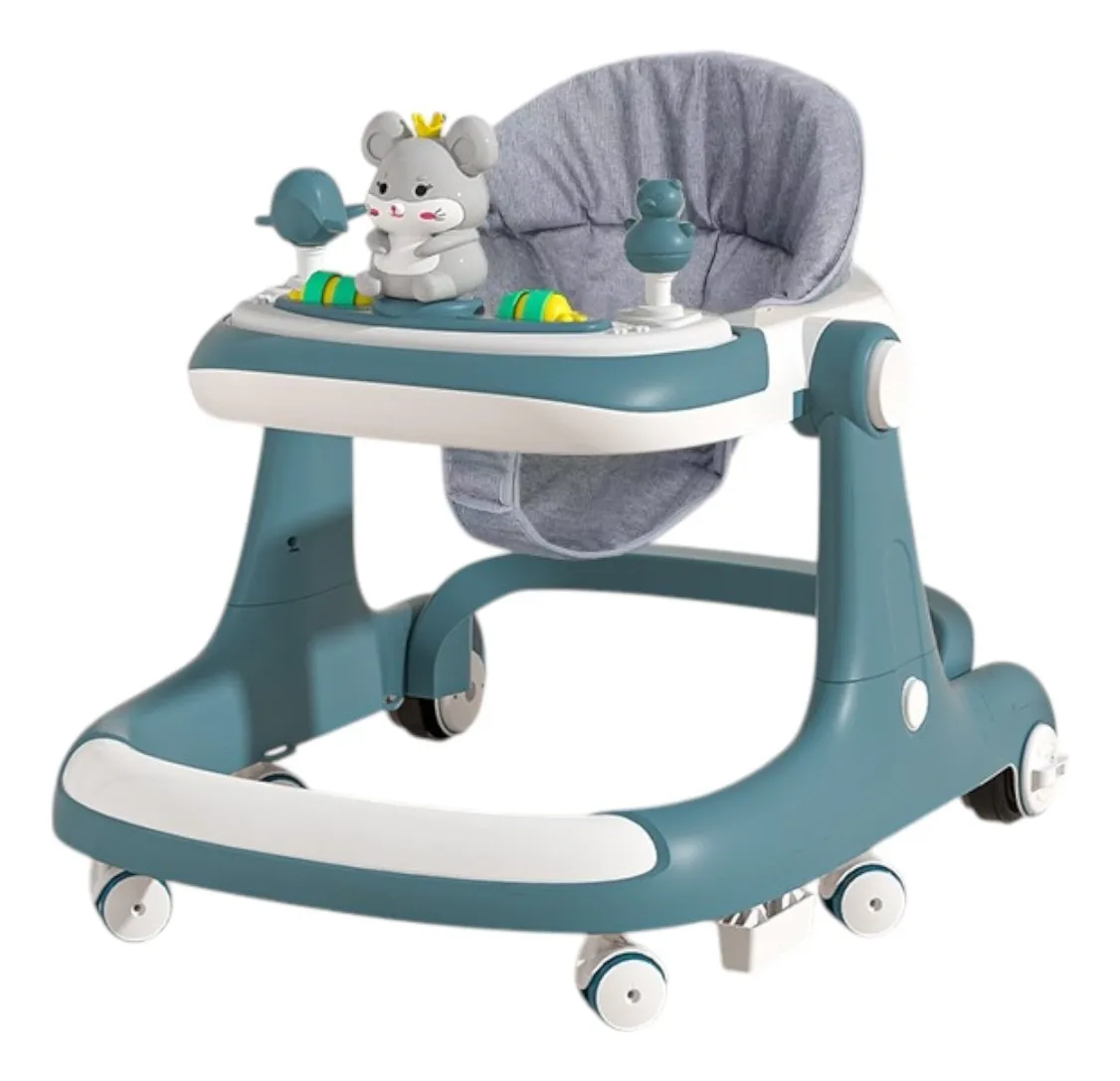 Andadera Para Bebé Aeiou A010 Tablero Multisensorial Azul
