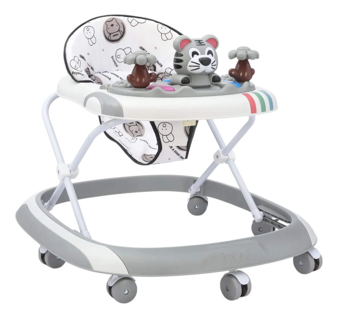 Foto 1 | Andadera Para Bebé Aeiou A026 Diseño Ergonómico Gris