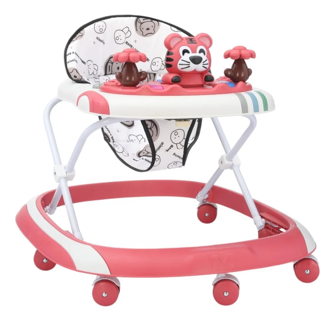 Andadera Para Bebé Aeiou A026 Diseño Ergonómico Rosa $889